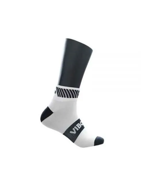 Calcetines Vibor-A Caña Baja Blanco/Negro | Ofertas de pádel